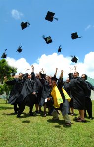 Windward Community College graduates celebrate!