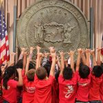 students at the state capitol