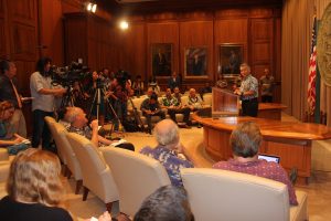 Governor in May 3 news conference on legislative funding
