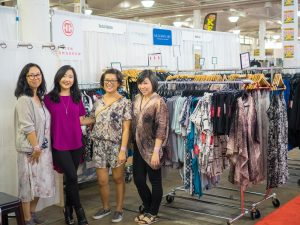 THE COLLECTIVE: Rumi Murakami, Mari Nakamura, Allison Izu and Summer Shiigi joined forces to help local fashion designers.