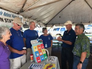 Various non-profits were on hand to support island residents