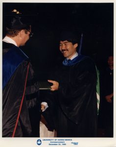 governor Ige receiving his MBA at UH graduation