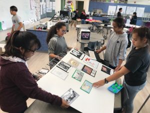 Waimea Middle students on Hawai'i island in their new state-of-the-art Learning Center