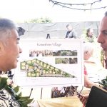 Gov. Ige with Kaiwahine Village developer Doug Bigley on Maui.