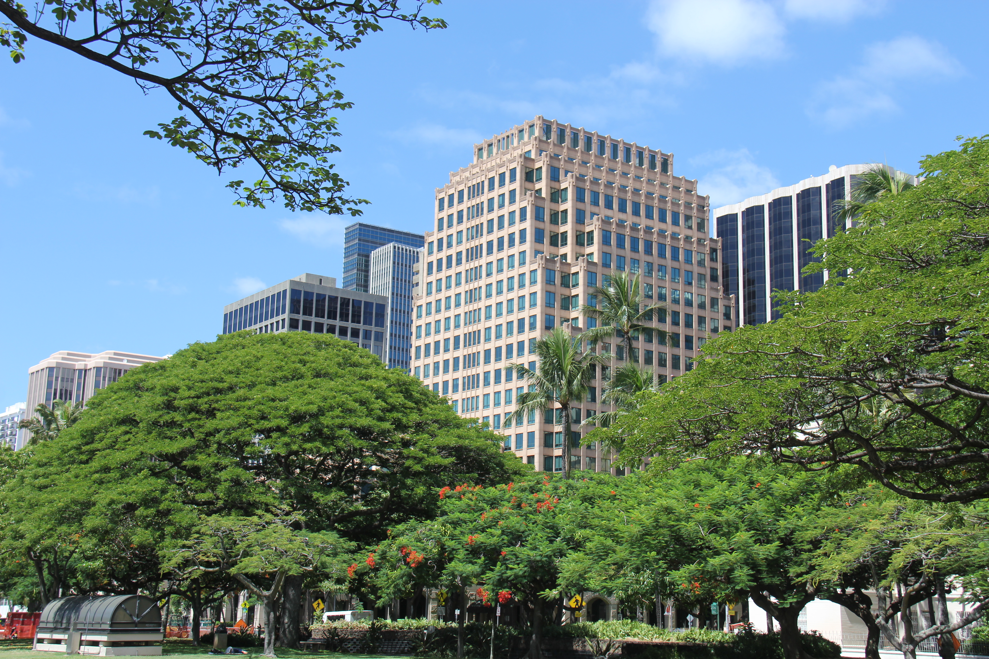 view of downtown Honolulu