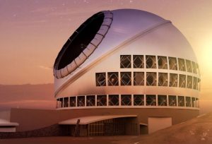 A rendering of the Thirty Meter Telescope project.