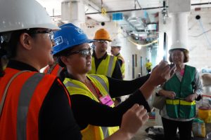 Legislators tour the new Hawai'i State Hospital facility under construction in Kāneʻohe.