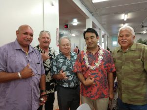 State coordinator Scott Morishige and Hawai'i island homelessness staff