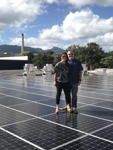 A GEM$ program helped Highway Inn owners Monica Toguchi Ryan and Russell Rylan install solar panels on their restaurant.