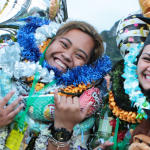 Windward Community College graduates celebrate pre-pandemic.