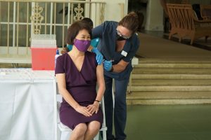 First Lady Vaccinated