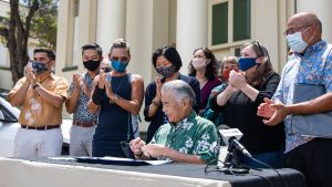 Gov. Ige signs bills to promote electric vehicle adoption in support of the state’s clean energy goals.