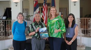 Gov. Ige with Office of Planning and Sustainable Development staff.