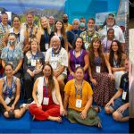 The Hawaii delegation at the 2021 IUCN World Conservation Congress in France. Gov. Ige addresses the Hawaii delegation.