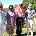 Mrs. Ige with some of the Ka‘u Dream team at the project launch.