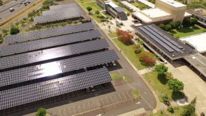 Leeward Community College became the UH System’s first net-zero campus for energy efficiency.