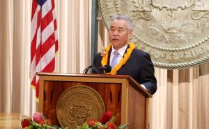 Gov. David Ige offers heartfelt praise for Hawai‘i.