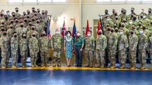 Governor and Mrs. Ige thanked the Hawai‘i National Guard for their service during the state’s COVID-19 response and through other state crises.