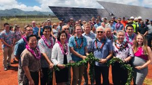 2019 blessing on O‘ahu for Hawai‘i’s largest series of solar farms.