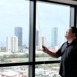 Don Collier admires his scenic ocean view.